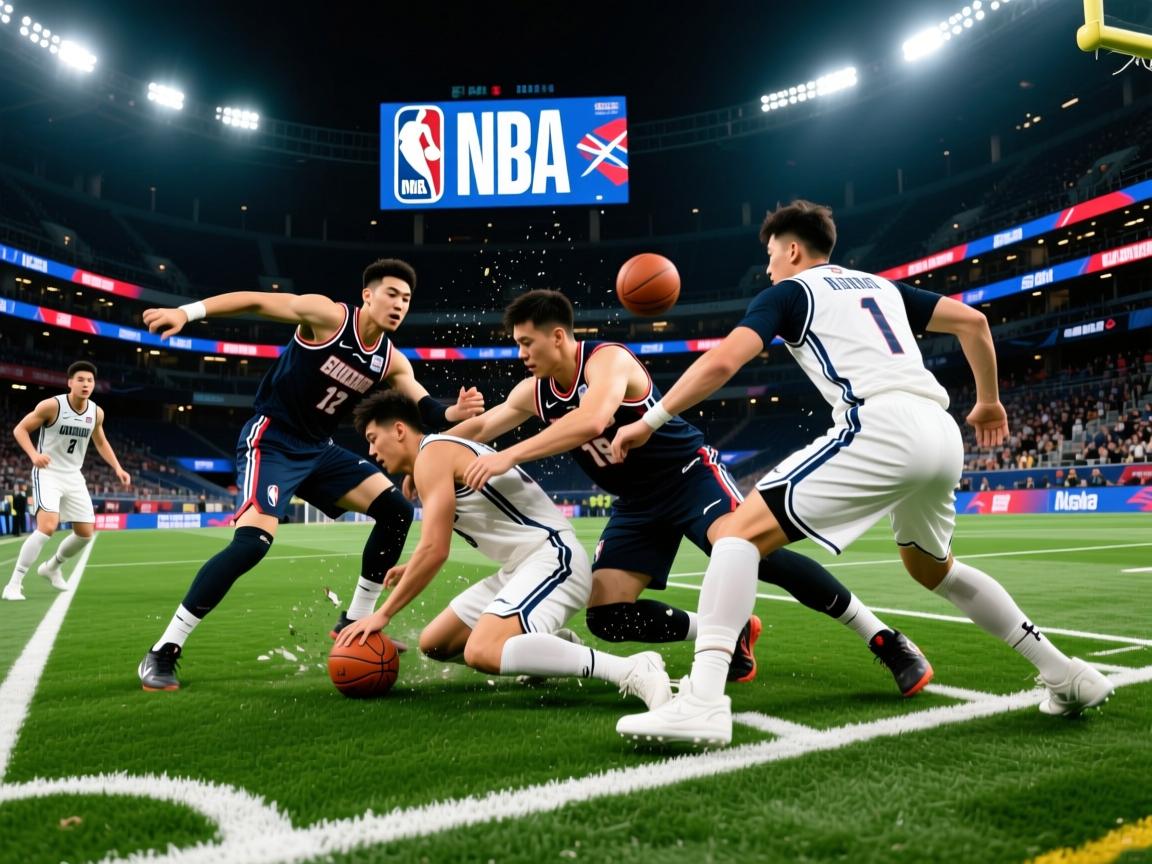 足球场上的冲撞与碰撞让人心潮澎湃