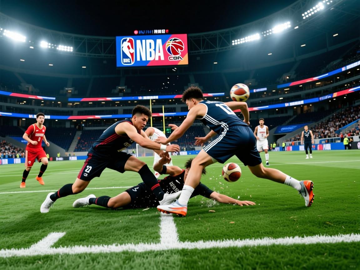 足球场上的冲撞与碰撞让人心潮澎湃  第3张